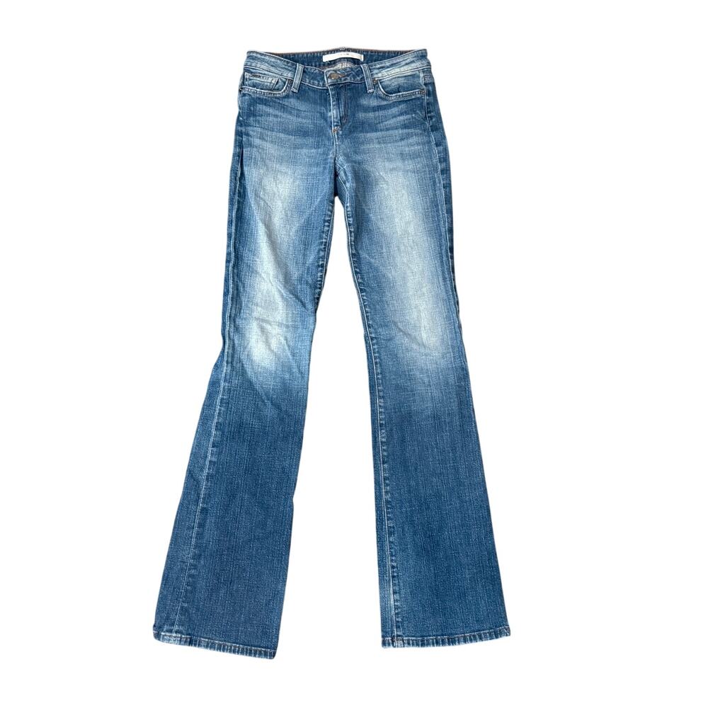 JOE'S Jeans 25 Muse Flare Low Rise Jeans Medium Wash Stretch Denim Y2K Western